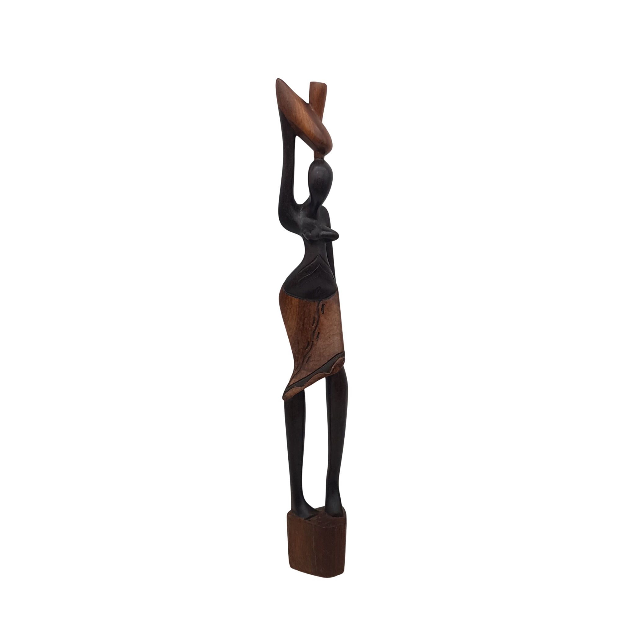 Acheter Statuette en bois femme africaine Bon état - 10,00 € Statuette en bois femme africaine Bon état reconditionné disponible sur Label Emmaüs