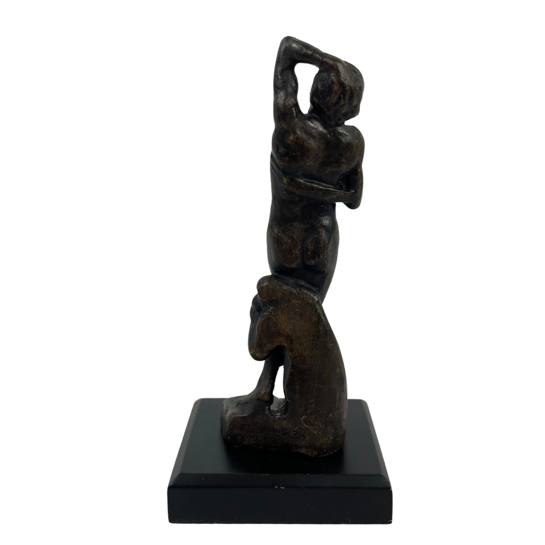 Voir photo 3 de Statuette en Bronze - Reproduction de l'œuvre "L'esclave mourant" (1516) Statuette en Bronze - Reproduction de l'œuvre "L'esclave mourant" (1516) Très bon état reconditionné photo 3