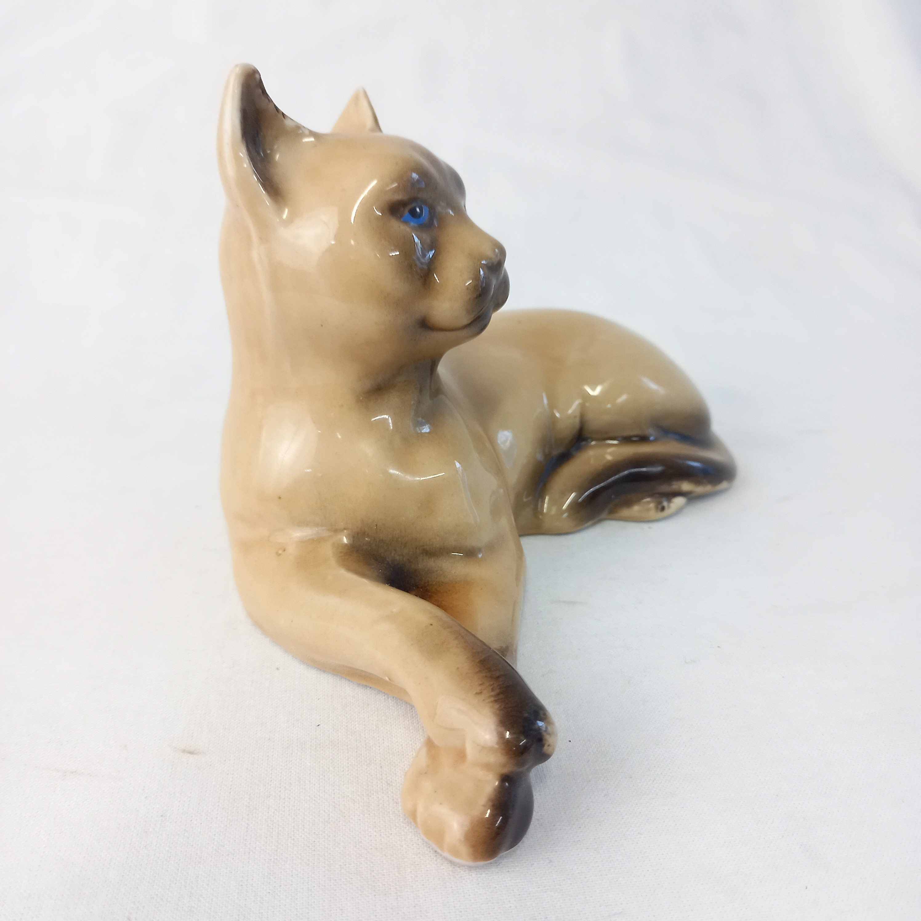 Voir photo 4 de Statuette en céramique représentant un chat siamois - origine Brésil Statuette en céramique représentant un chat siamois - origine Brésil Très bon état reconditionné photo 4