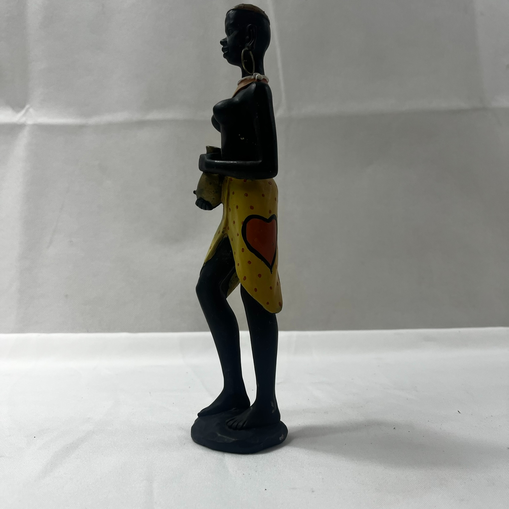 Voir photo 4 de Statuette femme africaine en résine noire . Déco ethnique Statuette femme africaine en résine noire . Déco ethnique Très bon état reconditionné photo 4