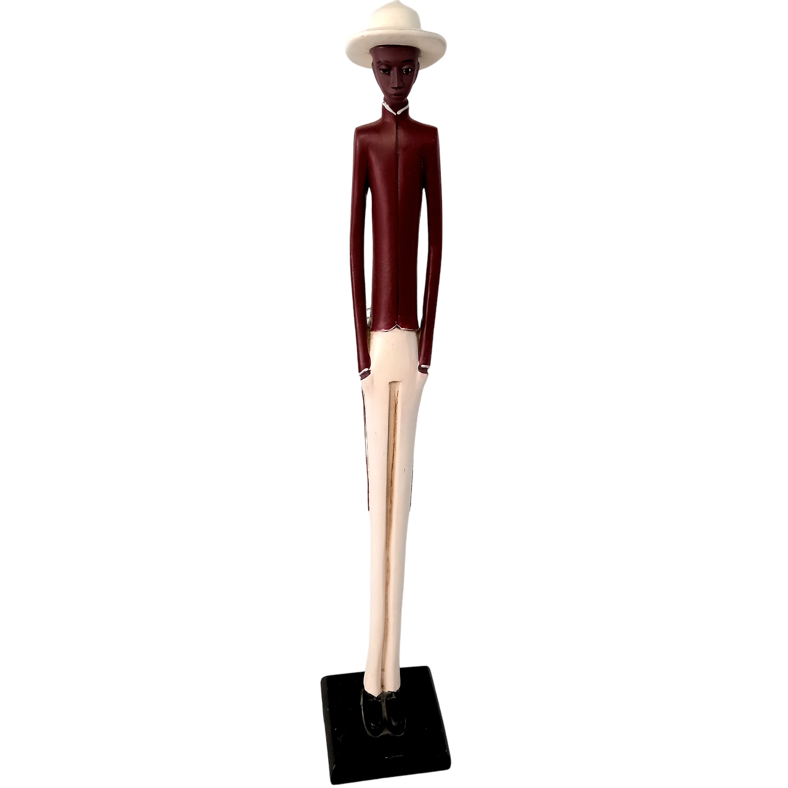 Statuette stylisé représentant un homme les mains dans les poches Bon état - 15,00 € Statuette stylisé représentant un homme les mains dans les poches Bon état reconditionné disponible sur Label Emmaüs