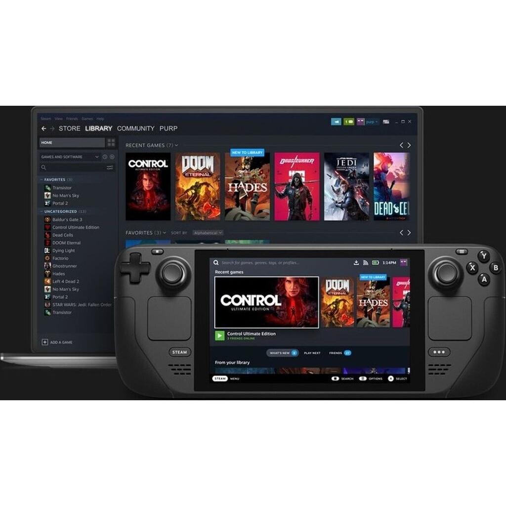 Voir photo 4 de Steam Deck OLED 1000Go - Noir | Dero Steam Deck OLED 1000Go - Noir Reconditionné Valve reconditionné photo 4 | Dero