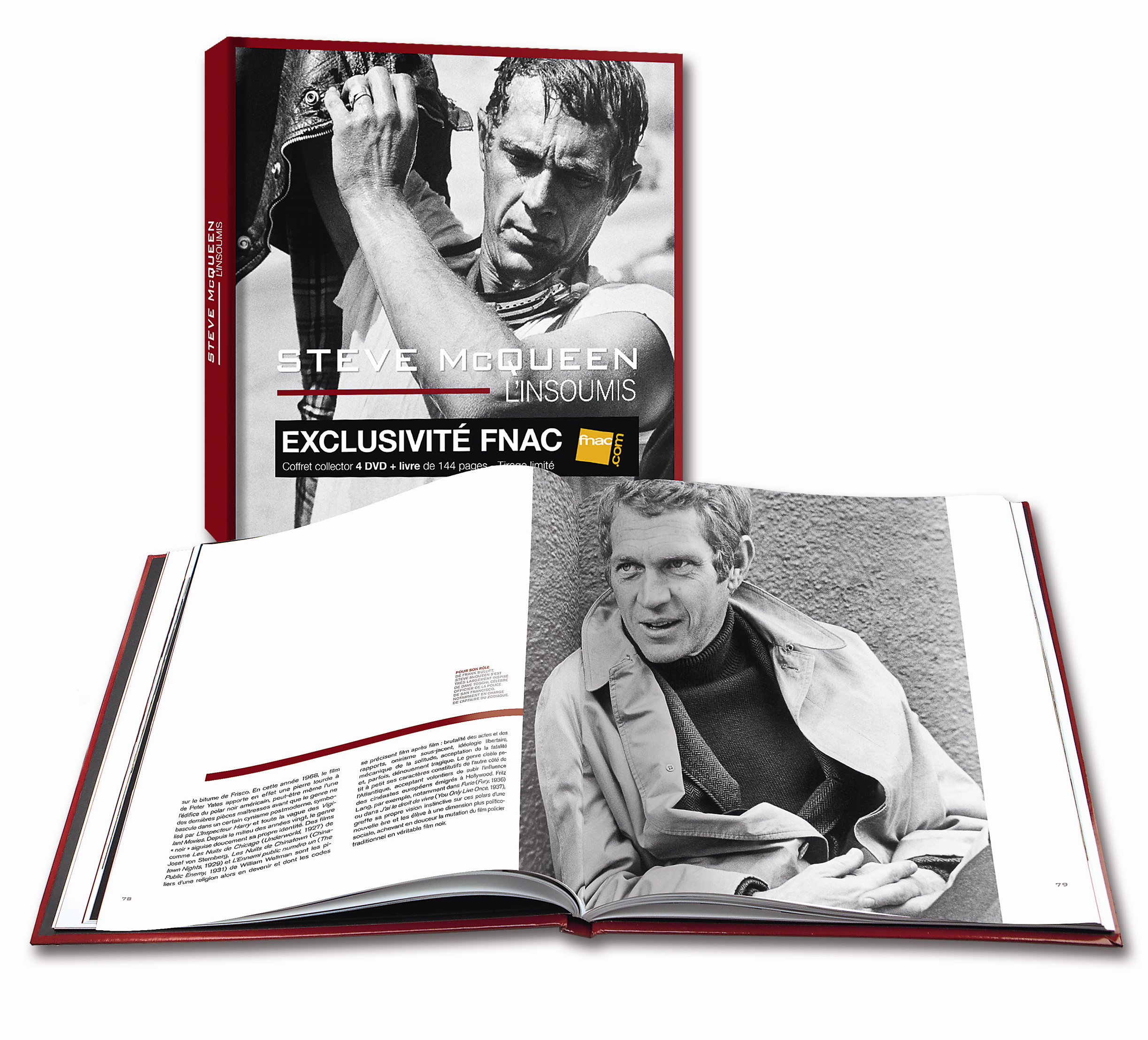 Steve McQueen, l'insoumis - Coffret Edition limitée Fnac État correct - 72,28 € Steve McQueen, l'insoumis - Coffret Edition limitée Fnac État correct reconditionné disponible sur Fnac