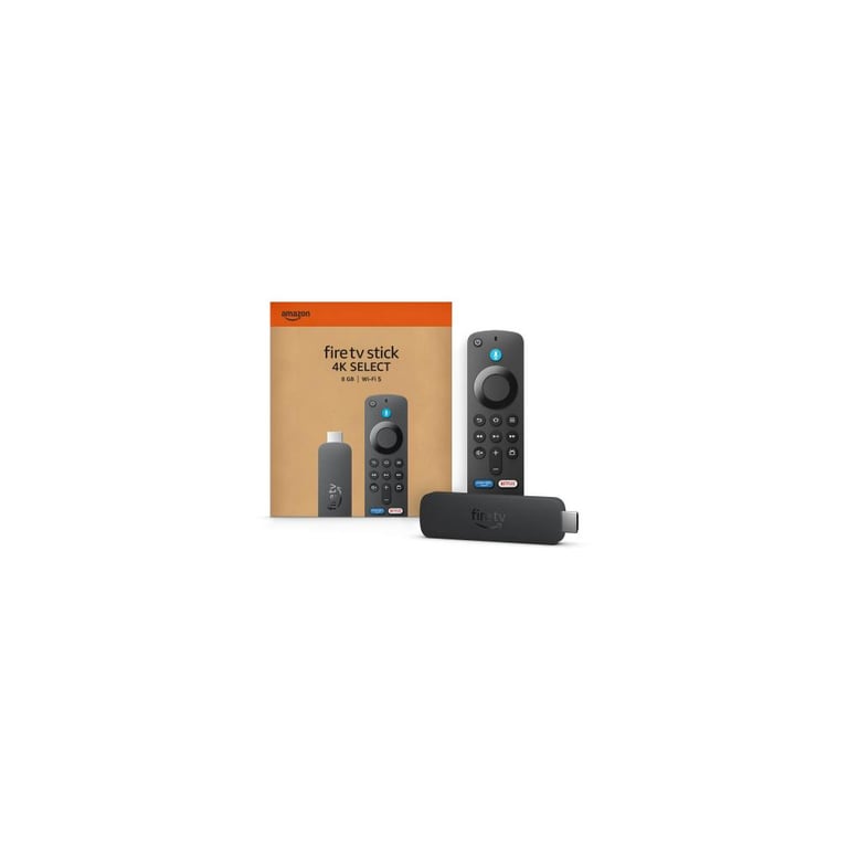 Stick TV Amazon Fire TV Stick 4K Select (2025) 8 Go HDR Wi?Fi 5 Bluetooth Alexa Noir - Excellent état Parfait état Amazon reconditionné disponible sur Pixmania