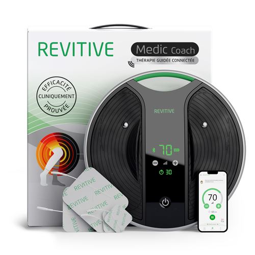 Stimulateur circulatoire Revitive Medic Coach 120-5575AQ Noir État correct Revitive reconditionné disponible sur Fnac