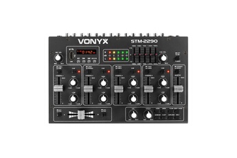 STM2290 - Table de mixage DJ 8 canaux, Entrée USB, technologie Bluetooth, 8 effets sons individuels Très bon état Vonyx reconditionné disponible sur Darty