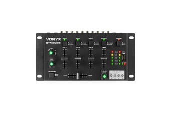 STM3025 - Table de mixage 4 canaux, USB, Technologie sans fil Bluetooth, 4 entrées ligne RCA, 2 entrées phono RCA Très bon état Vonyx reconditionné disponible sur Darty