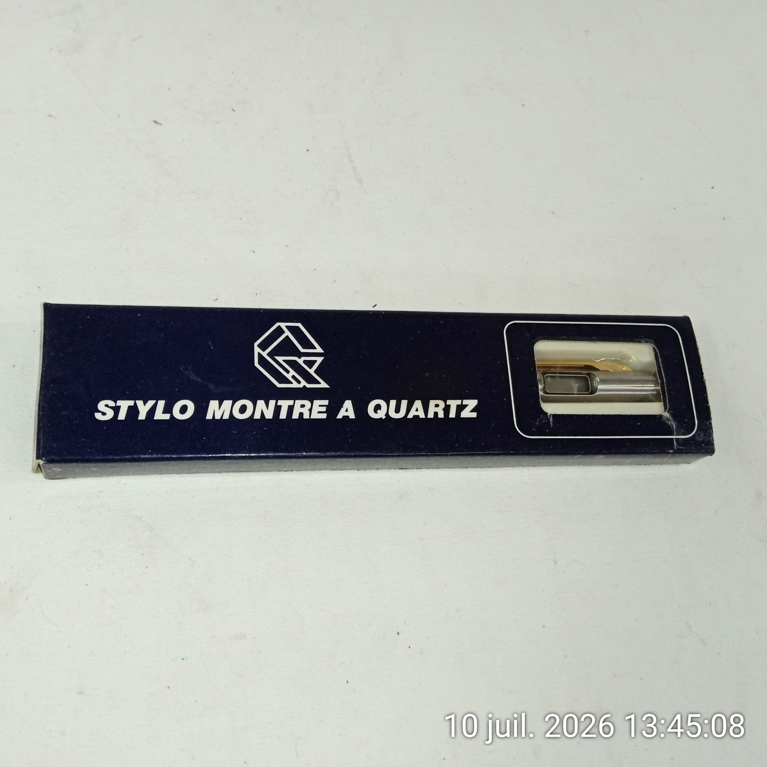 Voir photo 3 de Stylo bille en acier inoxydable avec écran/ montre numérique à quartz Taiwan Stylo bille en acier inoxydable avec écran/ montre numérique à quartz Taiwan Bon état reconditionné photo 3