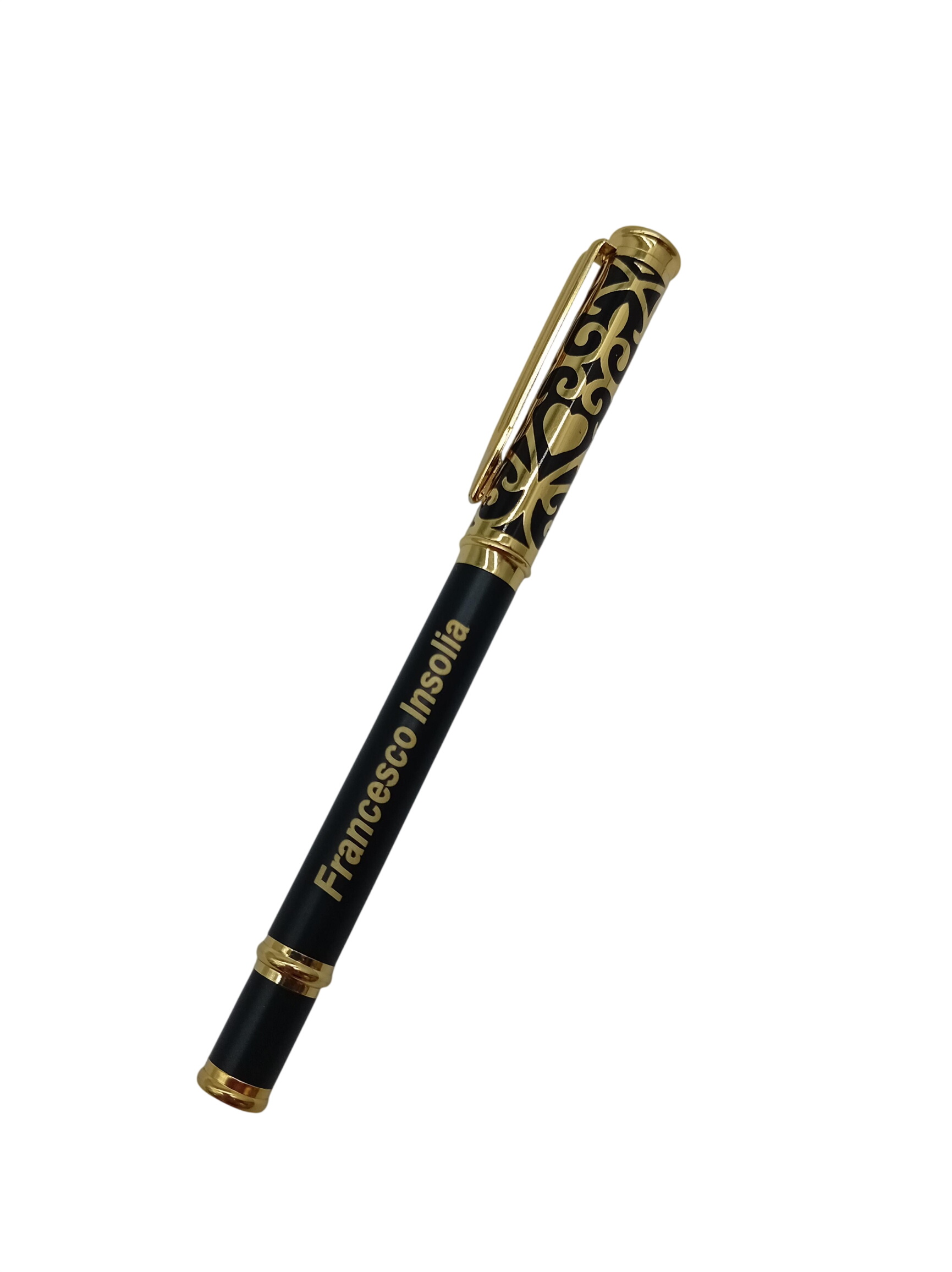 Stylo Roller Noir Et Or Motif Arabesques (o305) Papeterie Luxe (O305) Très bon état - 13,00 € Stylo Roller Noir Et Or Motif Arabesques (o305) Papeterie Luxe (O305) Très bon état reconditionné disponible sur Label Emmaüs