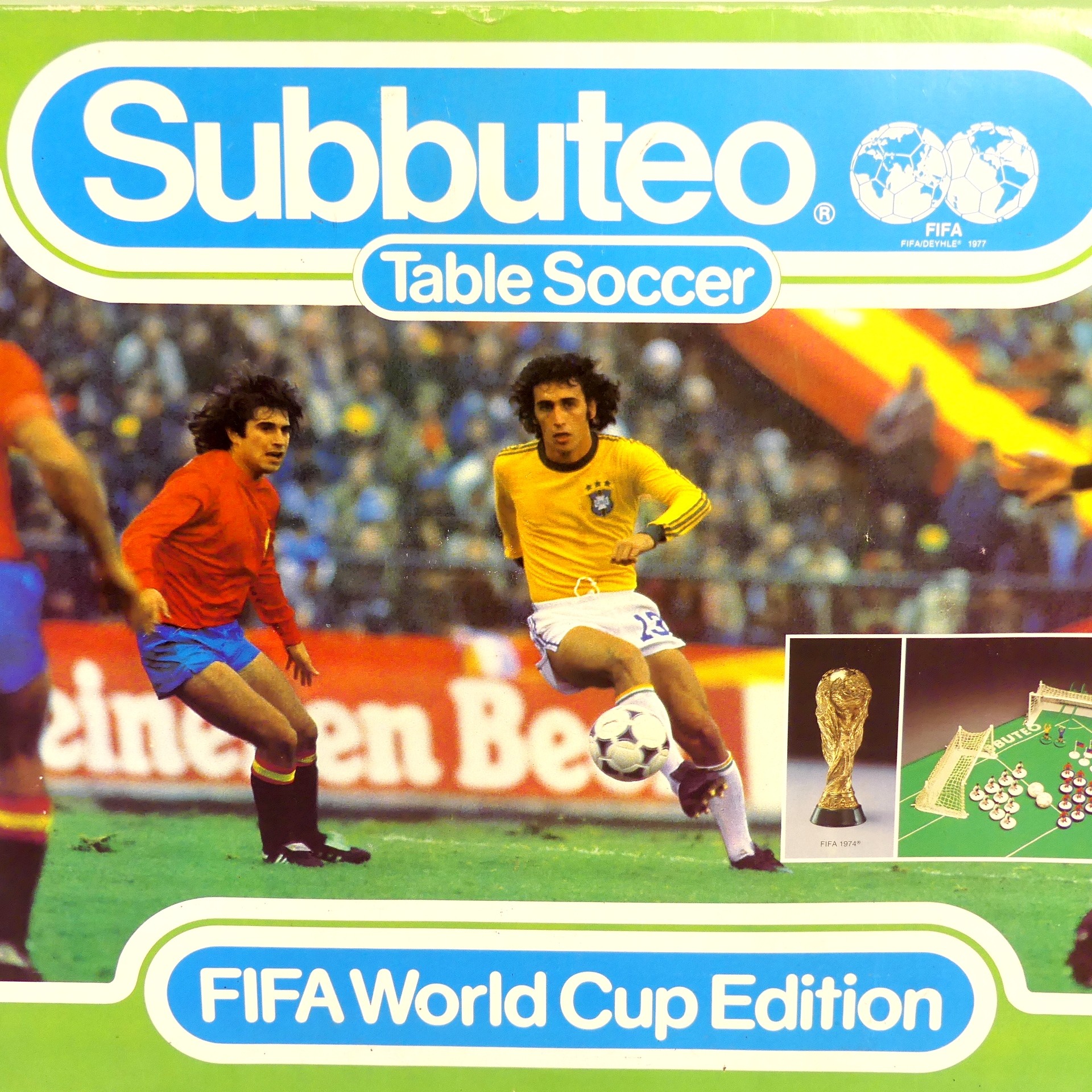 Acheter Subbuteo - Table de Foot - FIFA World Cup Edition - 1977 État correct - 30,00 € Subbuteo - Table de Foot - FIFA World Cup Edition - 1977 État correct reconditionné disponible sur Label Emmaüs