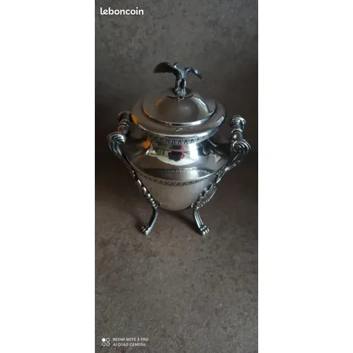 Sucrier En Métal Argenté Bon état - 80,00 € Sucrier En Métal Argenté Bon état reconditionné disponible sur Rakuten