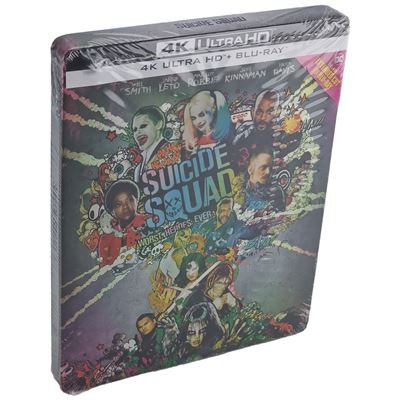Suicide Squad 4K Ultra HD +Blu-ray Steelbook Will Smith,Margot Robbie Zone B État correct reconditionné disponible sur Fnac