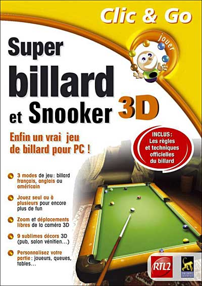 Super Billard et Snooker 3D État correct Hachette Multimédia reconditionné disponible sur Fnac