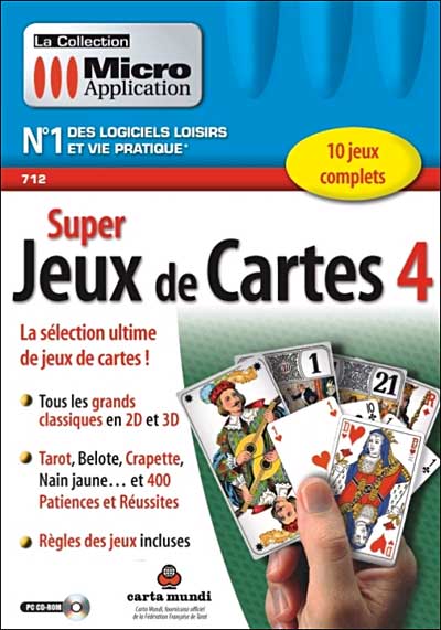 Super Jeux de cartes 4 État correct Avanquest reconditionné disponible sur Fnac