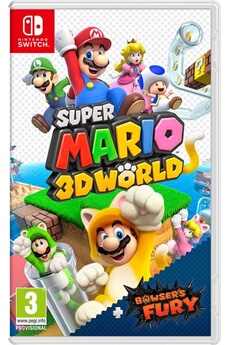 Super Mario 3D World + Bowser's Fury Switch Très bon état Nintendo reconditionné disponible sur Darty
