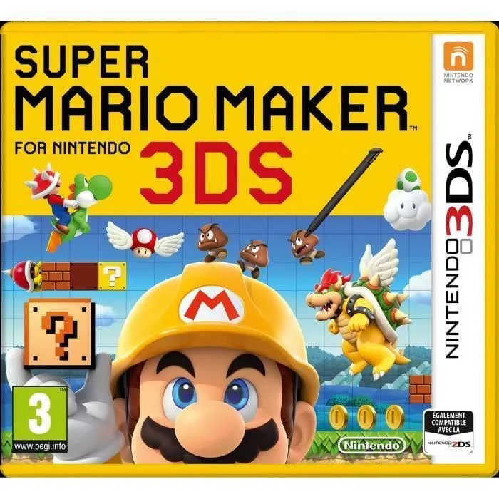 Acheter Super Mario Maker Jeu 3DS+ 1 porte clé Reconditionné - 24,90 € | Dero Super Mario Maker Jeu 3DS+ 1 porte clé Reconditionné Nintendo reconditionné disponible sur Cdiscount Seconde Vie | Dero