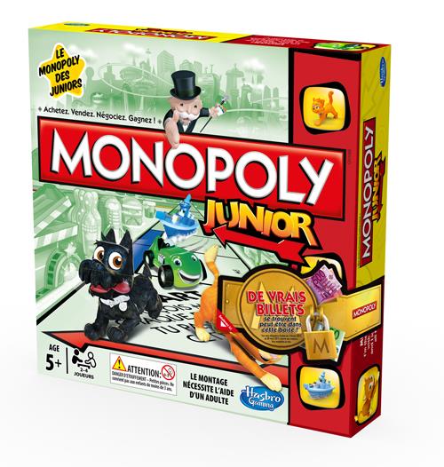 Super Monopoly Junior État correct Hasbro reconditionné disponible sur Fnac