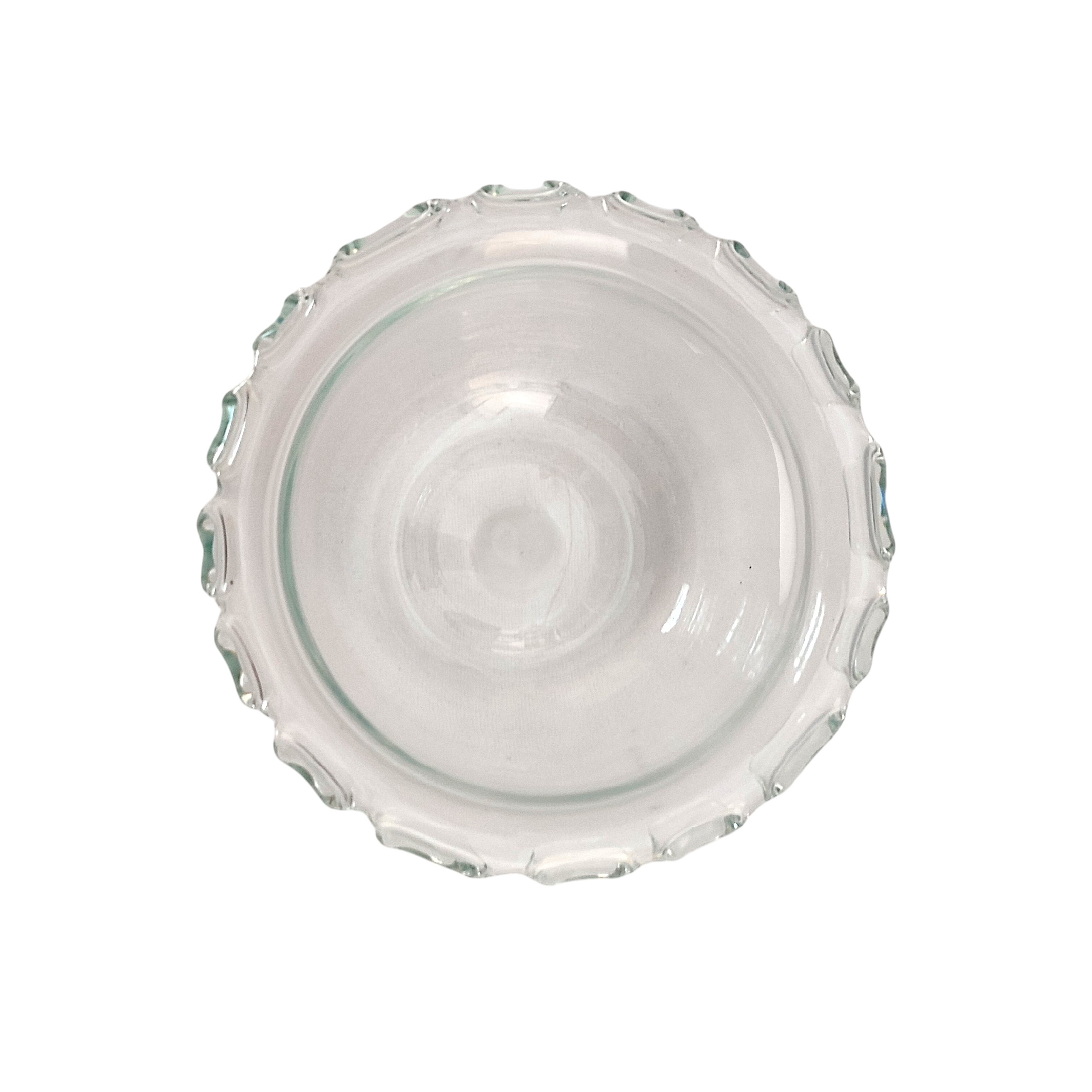 Voir photo 3 de Superbe récipient (vide-poche, saladier, seau à glaçons...) en verre soufflé. Superbe récipient (vide-poche, saladier, seau à glaçons...) en verre soufflé. État correct reconditionné photo 3