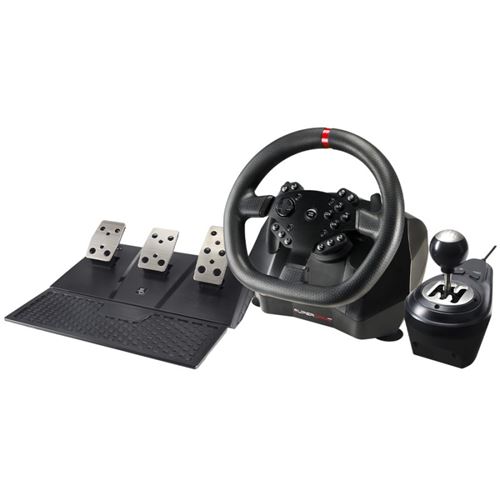 Superdrive GS950-X - Ensemble volant, pédales et levier de vitesse - filaire - pour PC, Sony PlayStation 4, Microsoft Xbox One, Microsoft Xbox Series S, Microsoft Xbox Series X État correct N/A reconditionné disponible sur Fnac