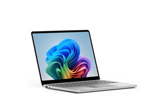 Surface Laptop 13" Ecran Tactile Copilot+PC Snapdragon X Plus 16 Go RAM 256 Go SSD Platine Bon état Microsoft reconditionné disponible sur Darty