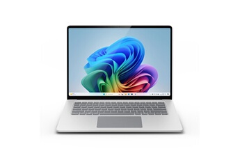 Surface Laptop 7e édition 15" Ecran tactile Copilot+PC Snapdragon X Elite 16 Go RAM 256 Go SSD Platine Très bon état Microsoft reconditionné disponible sur Darty