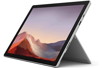 Surface Pro 7 12,3" Ecran tactile Intel Core i5 8 Go RAM 256 Go SSD Platine Reconditionné État correct Microsoft reconditionné disponible sur Darty