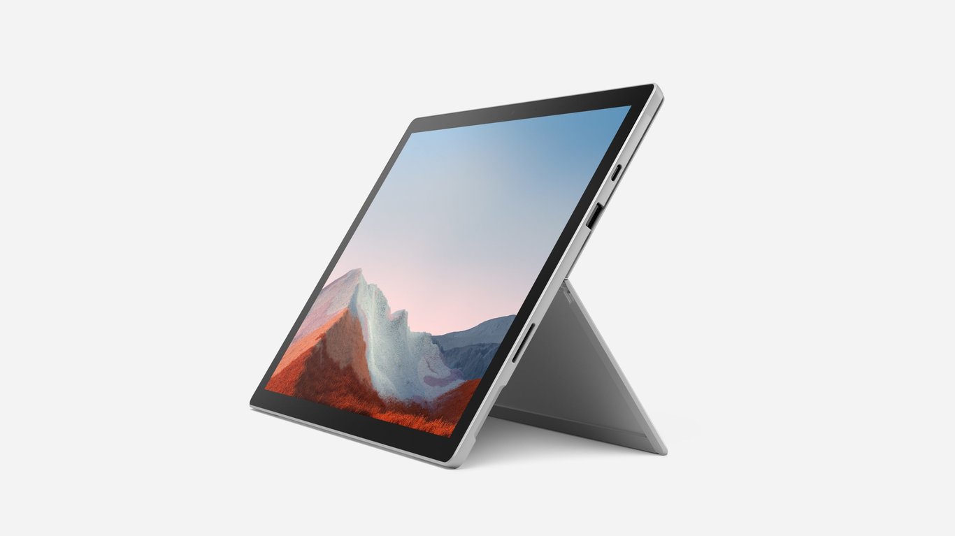Surface Pro 7+ Core i5 (12.3 ) 256 Go 31,2 cm 8 Go Wi-Fi 6 (802.11ax) Windows 10 Pro Platine - Excellent état Parfait état Microsoft reconditionné disponible sur Pixmania