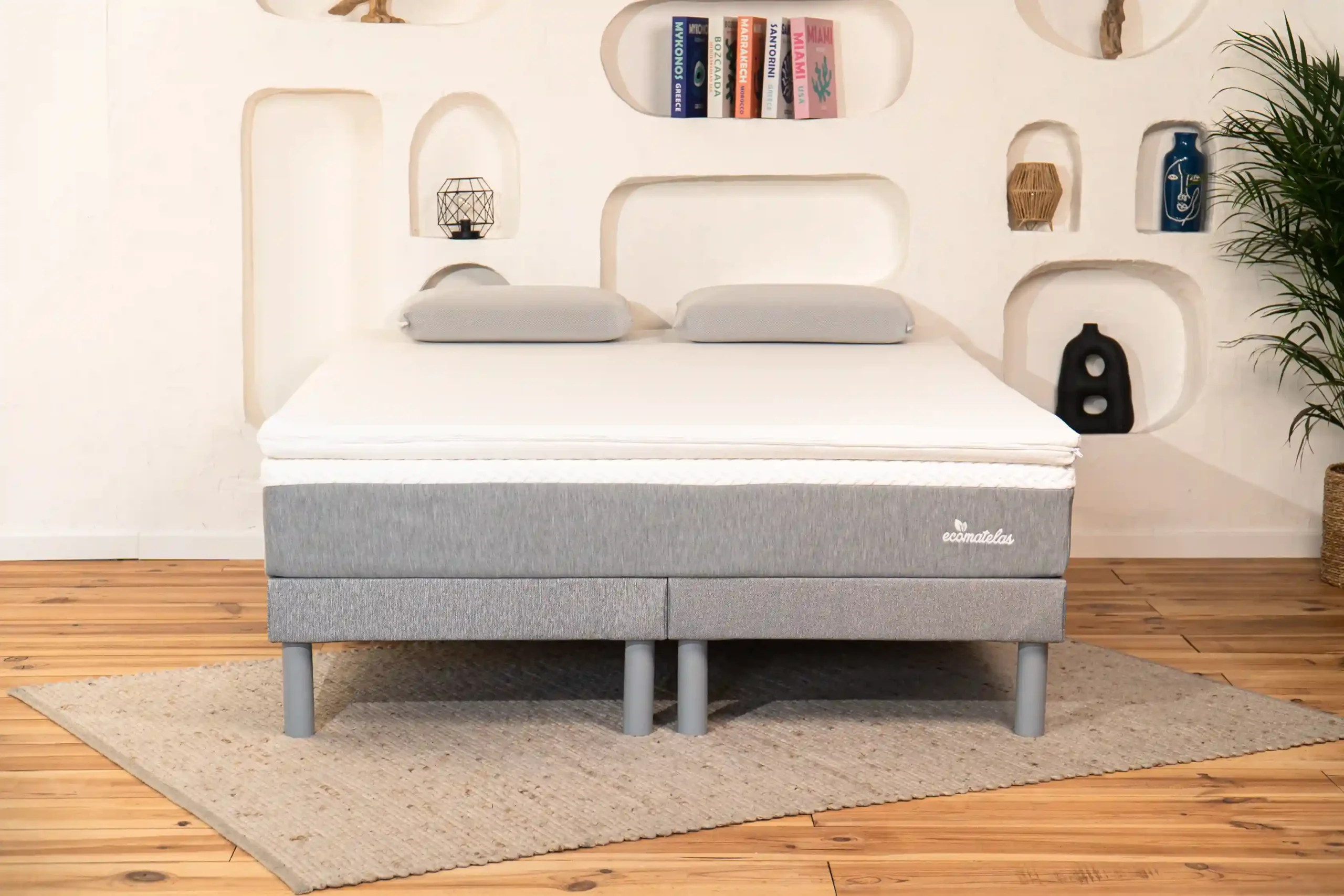 Surmatelas à mémoire de forme - 140 x 190 cm Reconditionné Ecomatelas reconditionné disponible sur Kwanko Ecomatelas