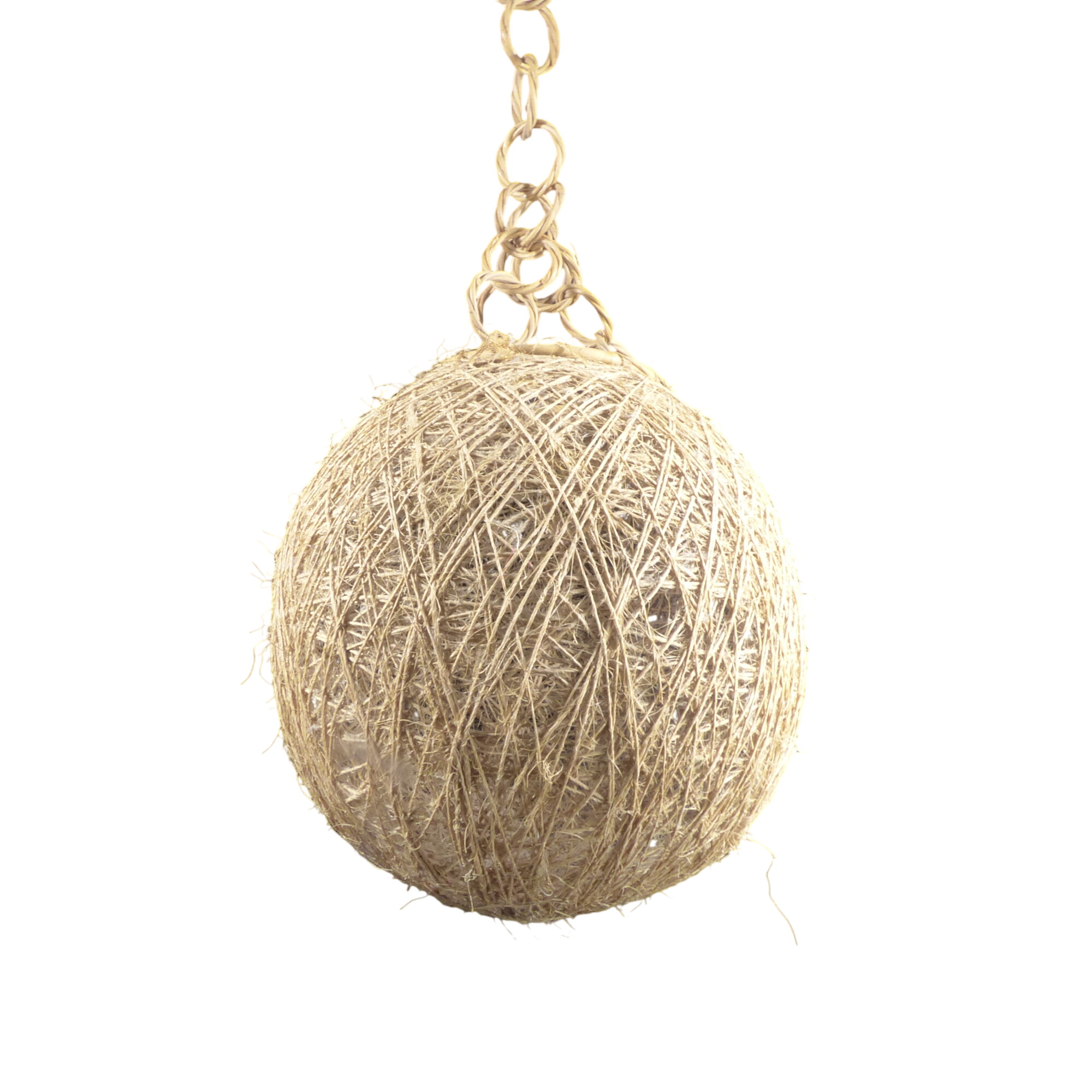 Acheter Suspension boule en corde et en bois - Déco naturelle Bon état - 11,00 € Suspension boule en corde et en bois - Déco naturelle Bon état reconditionné disponible sur Label Emmaüs