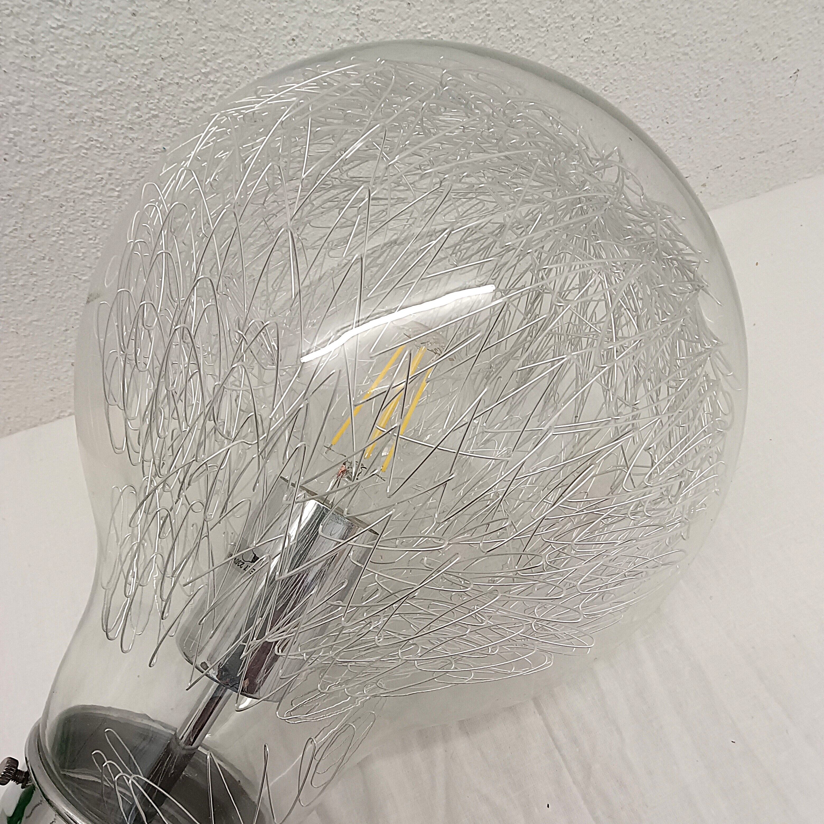 Voir photo 4 de Suspension Globo Lighting en verre et métal Suspension Globo Lighting en verre et métal Très bon état reconditionné photo 4