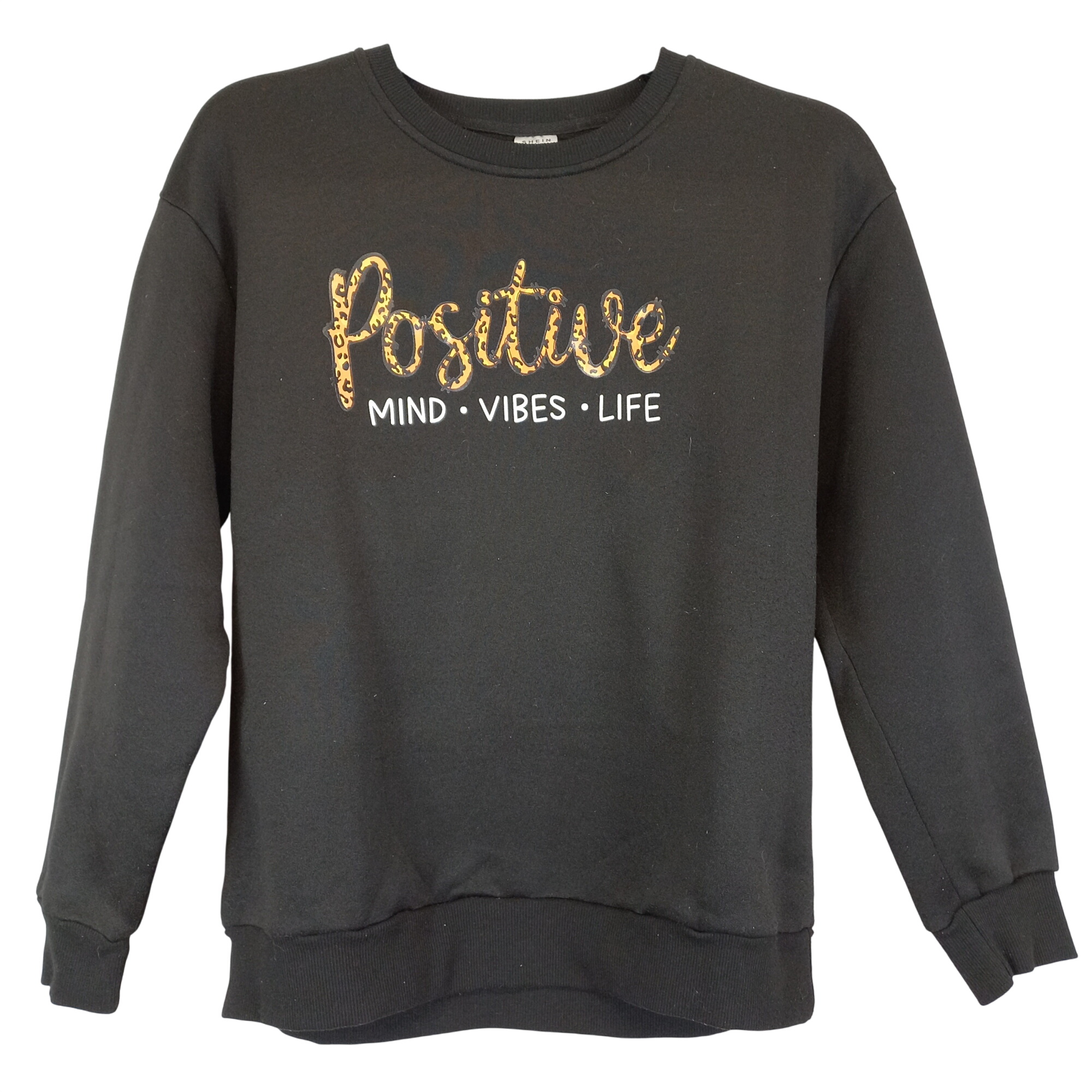Acheter Sweat noir écritures léopard et blanches TL "Shein" Très bon état - 10,00 € Sweat noir écritures léopard et blanches TL "Shein" Très bon état reconditionné disponible sur Label Emmaüs