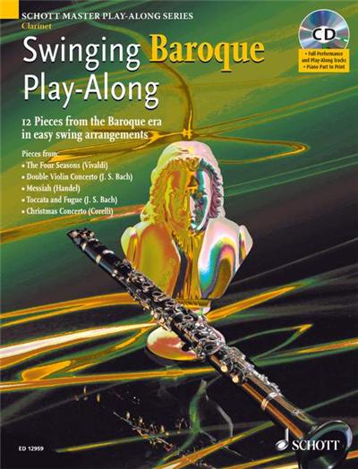 SWINGING BAROQUE PLAY-ALONG CLARINETTE +CD État correct Schott reconditionné disponible sur Fnac