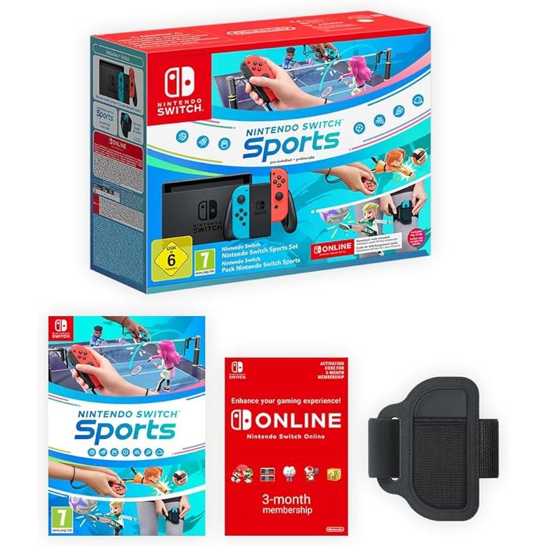 Switch 32GB - Noir + Nintendo Switch Sports Reconditionné - 299,00 € Switch 32GB - Noir + Nintendo Switch Sports Reconditionné Nintendo reconditionné disponible sur Backmarket