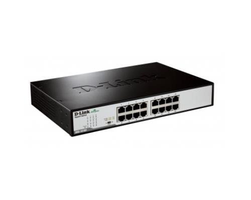 Switch D-Link DGS-1016D 16 p 10 / 100 / 1000 Mbps État correct D-Link reconditionné disponible sur Fnac
