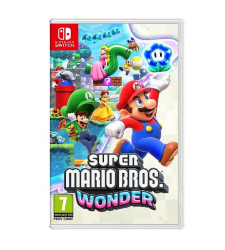 Switch Grise 32 Go & Super Mario Bros Wonder - Très bon état Très bon état Nintendo reconditionné photo 2 | Dero