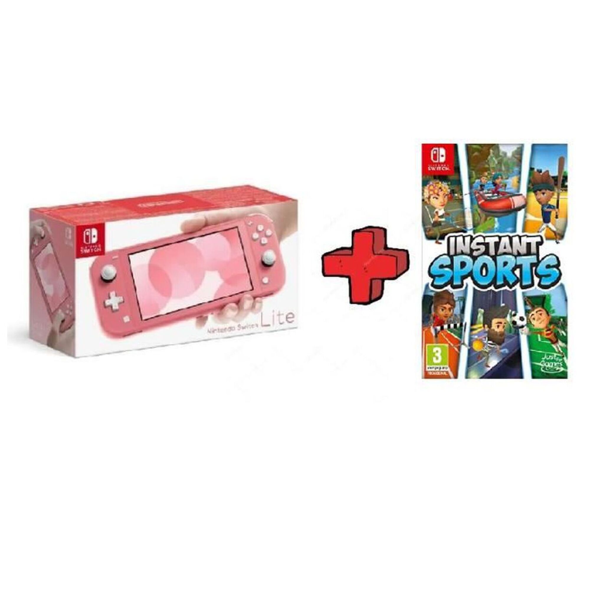 Switch lite 32 Go + Instant Sport, Corail - Excellent état Parfait état Nintendo reconditionné disponible sur Pixmania