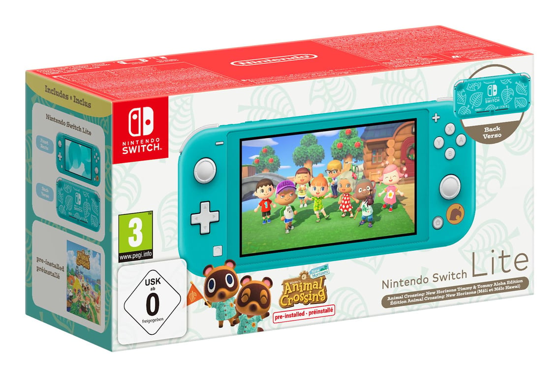 Switch Lite Ed. Méli & Mélo Hawai & Animal Crossing: New Horizons - Console de jeux portables 14 cm (5.5 ) 32 Go Écran tactile Wifi - Excellent état Parfait état reconditionné disponible sur Pixmania