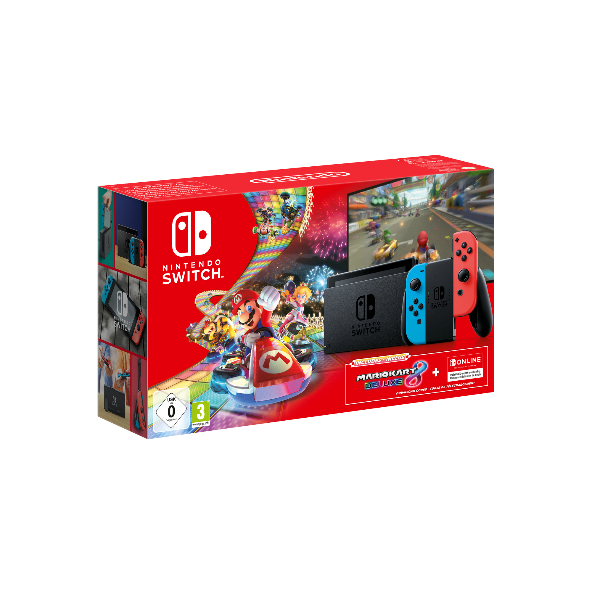 Switch & Mario Kart 8 Deluxe et 3 mois d'abonnement NSO- console de jeux portables 15,8 cm (6.2 ) 32 Go Écran tactile Wifi Noir, Bleu, Rouge - Excellent état Parfait état - 389,99 € Switch & Mario Kart 8 Deluxe et 3 mois d'abonnement NSO- console de jeux portables 15,8 cm (6.2 ) 32 Go Écran tactile Wifi Noir, Bleu, Rouge - Excellent état Parfait état Nintendo reconditionné disponible sur Pixmania