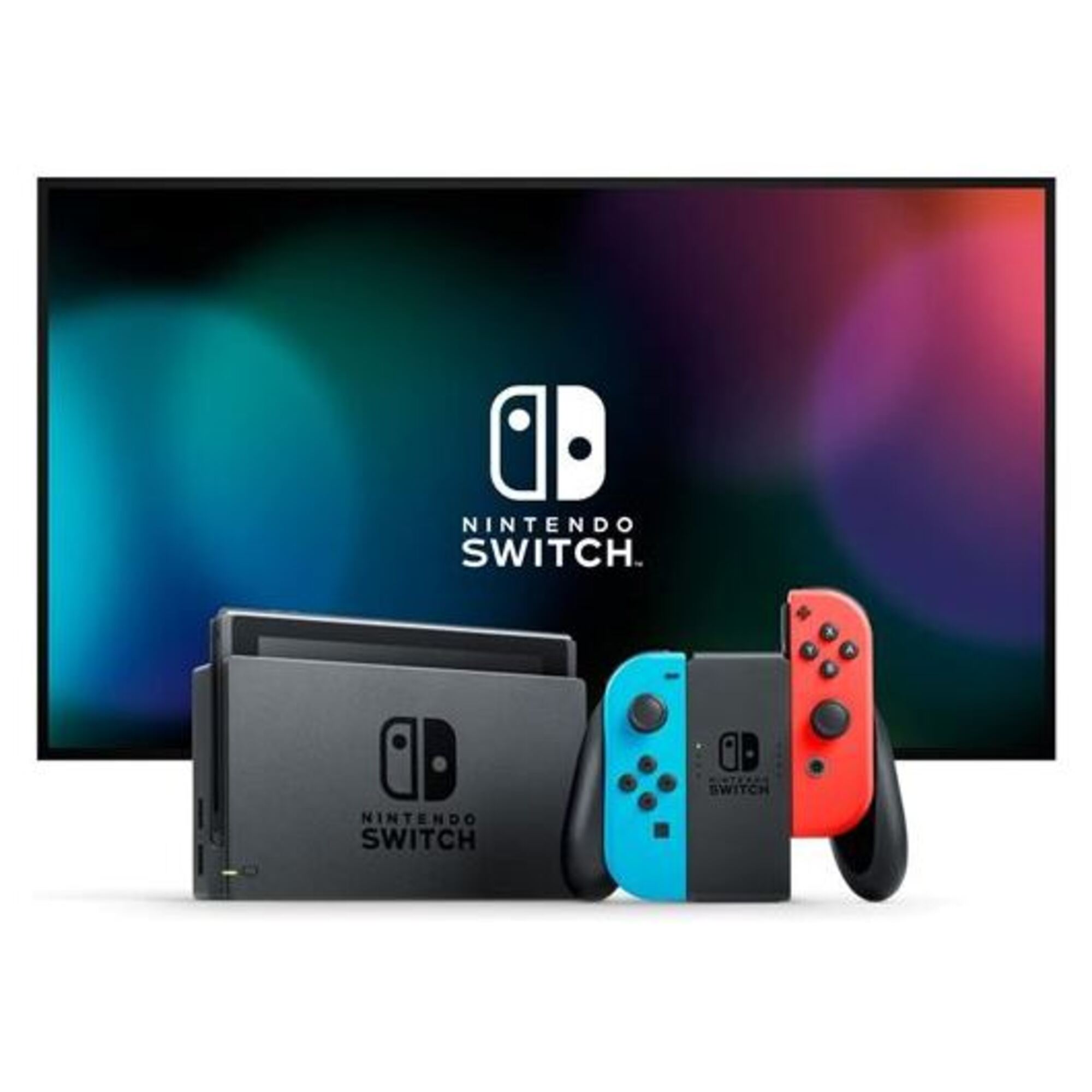 Switch Néon 32Go + The Legend of Zelda: Breath of The Wild, Rouge, Bleu - Excellent état Parfait état Nintendo reconditionné photo 2 | Dero