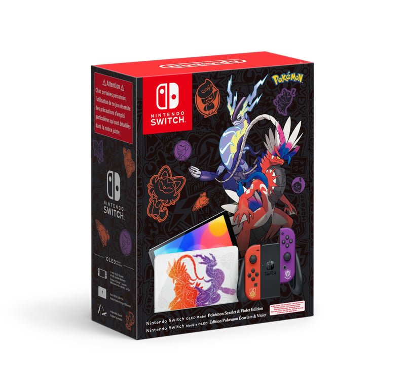 Switch Oled Ed. Pokémon Ecarlate & Violet Edition - Console de jeux portables 17,8 cm (7 ) 64 Go Écran tactile Wifi - Bon état Bon état - 499,90 € Switch Oled Ed. Pokémon Ecarlate & Violet Edition - Console de jeux portables 17,8 cm (7 ) 64 Go Écran tactile Wifi - Bon état Bon état Nintendo reconditionné disponible sur Pixmania