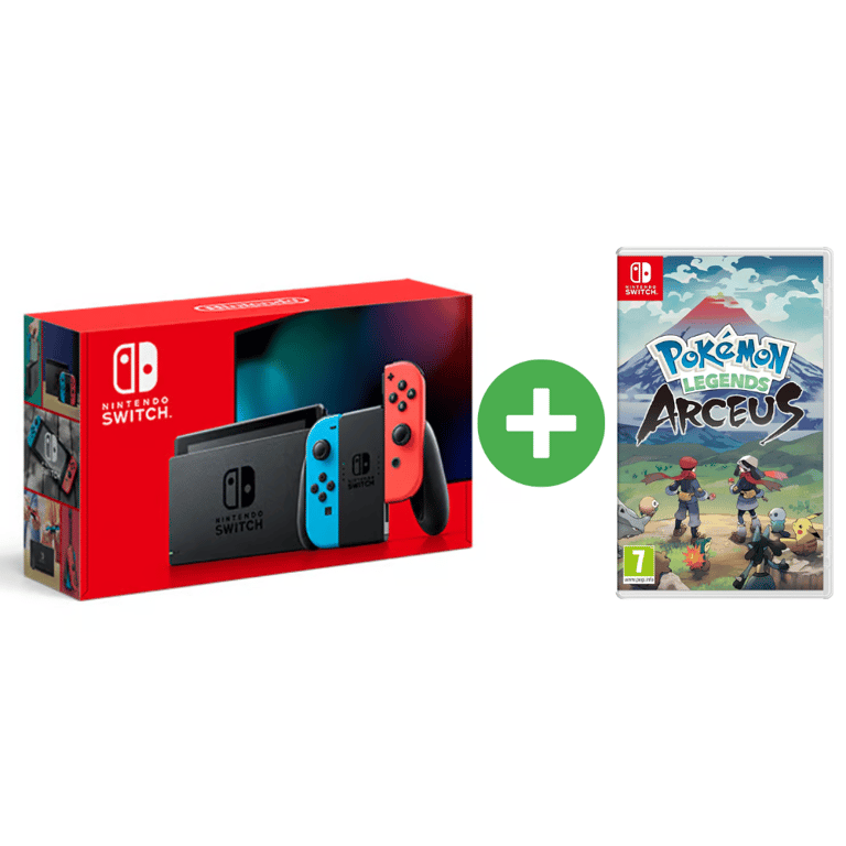Switch & Pokémon Legends: Arceus - Console de jeux portables 15,8 cm (6.2 ) 32 Go Wifi, Bleu, Gris, Rouge - Excellent état Parfait état Nintendo reconditionné disponible sur Pixmania | Dero