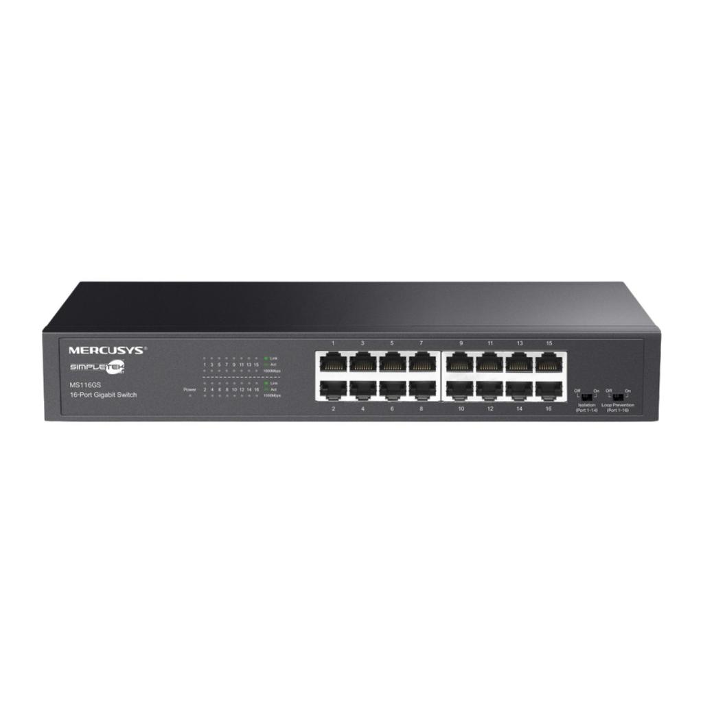 Switch Tp-Link MercuSys MS116GS Reconditionné TP-Link reconditionné disponible sur Backmarket