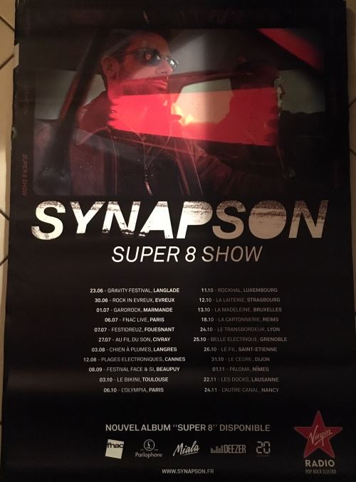 SYNAPSON - Super 8 Show - AFFICHE État correct N/A reconditionné disponible sur Fnac