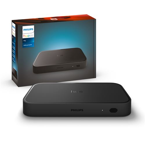 Sync Box 2 Philips Hue Play 8K Noir État correct Philips Hue reconditionné disponible sur Fnac