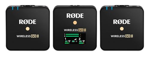 Système de microphone sans fil Rode Wireless Go II Noir État correct Rode reconditionné disponible sur Fnac