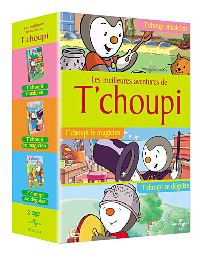 T'choupi musicien - T'choupi magicien - T'choupi se déguise - Coffret État correct reconditionné disponible sur Fnac