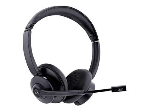 T'nB ACTIV 1000X with microphone and charging base - Micro-casque - sur-oreille - fréquence/Bluetooth radio de 2,4 GHz - sans fil - noir État correct N/A reconditionné disponible sur Fnac