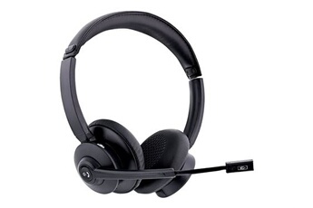 T'nB ACTIV 1000X with microphone and charging base - Micro-casque - sur-oreille - fréquence/Bluetooth radio de 2,4 GHz - sans fil - noir Très bon état T'nB reconditionné disponible sur Darty