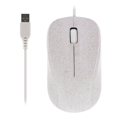 T'nB ECO - Souris - bioplastique - 3 boutons - filaire - USB-A - beige - emballage sans plastique État correct N/A reconditionné disponible sur Fnac