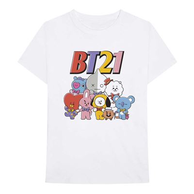 T-Shirt BTS Colourful Squad Blanc État correct reconditionné disponible sur Fnac